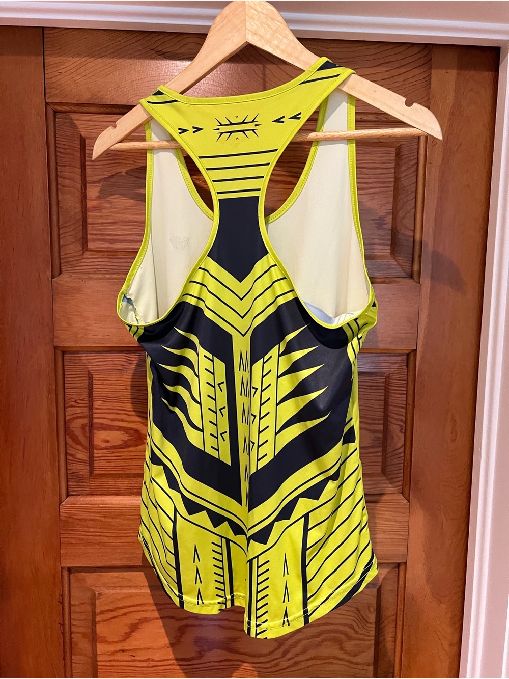 Neon Yellow/Green & Black Racerback Tank Top - Women Purchased in Honolulu, HI